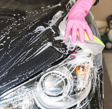 Ruční mytí vozidel, detailing
